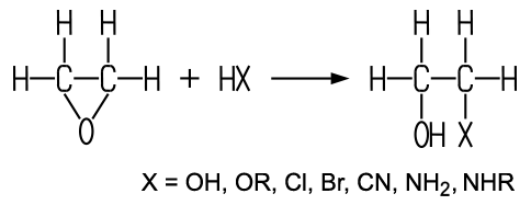 Reaktionen des Ethylenoxids