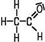 Strukturformel Ethanal