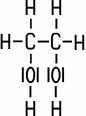 Strukturformel Ethylenglycol
