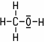 Methanol Strukturformel