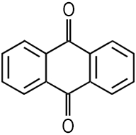 Strukturformel Anthrachinon