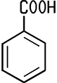 Strukturformel Benzoesäure