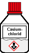 Caesiumchloridflasche