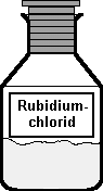 Rubidiumchloridflasche