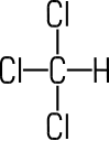 Strukturformel Chloroform