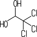 Strukturformel Chloralhydrat