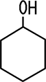 Strukturformel Cyclohexanol