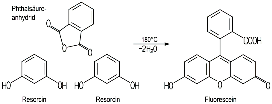 Synthese von Fluorescein
