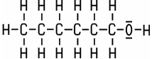 Strukturformel 1-Hexanol