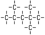 Strukturformel Isooctan