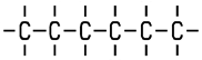 Strukturformel n-Hexan