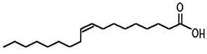 Strukturfomel Ölsäure