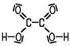 Strukturformel Oxalsäure