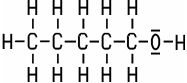 Strukturformel 1-Pentanol