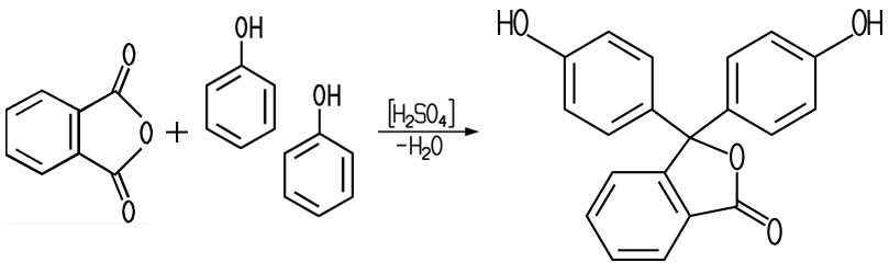 Synthese Phenolphthalein