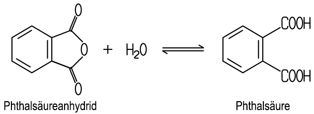 Phthalsäure-Gleichgewicht