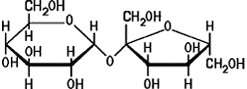 Strukturformel Saccharose