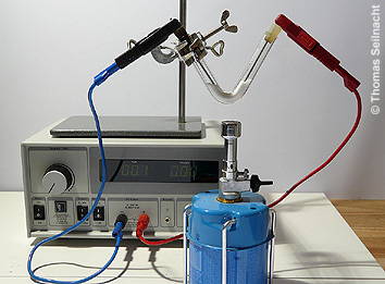 Schmelzflusselektrolyse von Zinkbromid