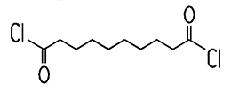 Strukturformel Sebacinsäuredichlorid