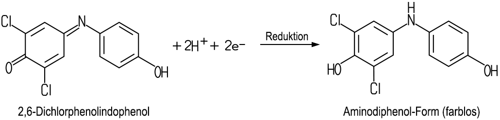 Reduktion von Tillmans Reagenz