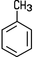 Strukturformel Toluol