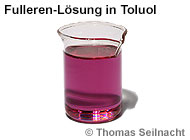 Fullerenlösung in Toluol