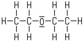 Strukturformel Diethylether