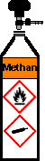 Methan Druckgasdose