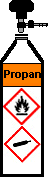 Propan Druckgasdose