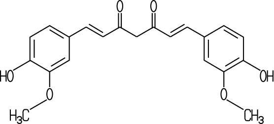 Curcumin-Molekül