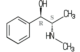 Ephedrin-Molekül