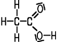 Ethansäure Molekül