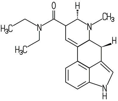LSD-Molekül