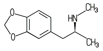 MDMA-Molekül (R-Form)