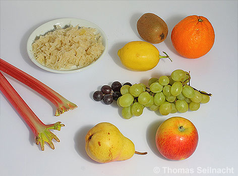Obst und Gemüse sind vitaminhaltig