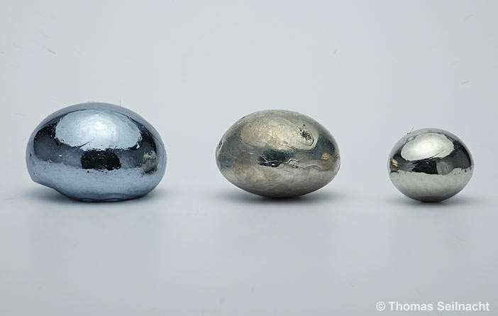 Osmium, Palladium und Platin