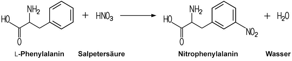 Xanthoprotein-Reaktion