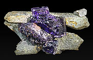 Fluorit mit Quarz aus Ehrenfriedersdorf