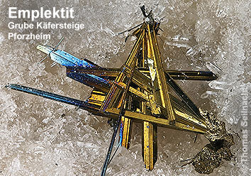 Emplektit aus der Grube Käfersteige