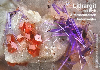 Lithargit mit Elyit aus Badenweiler