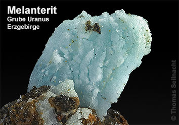 Melanterit aus der Grube Uranus