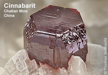 Zinnober aus der Chatian Mine in China