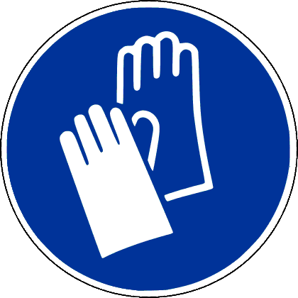 Handschutz benutzen